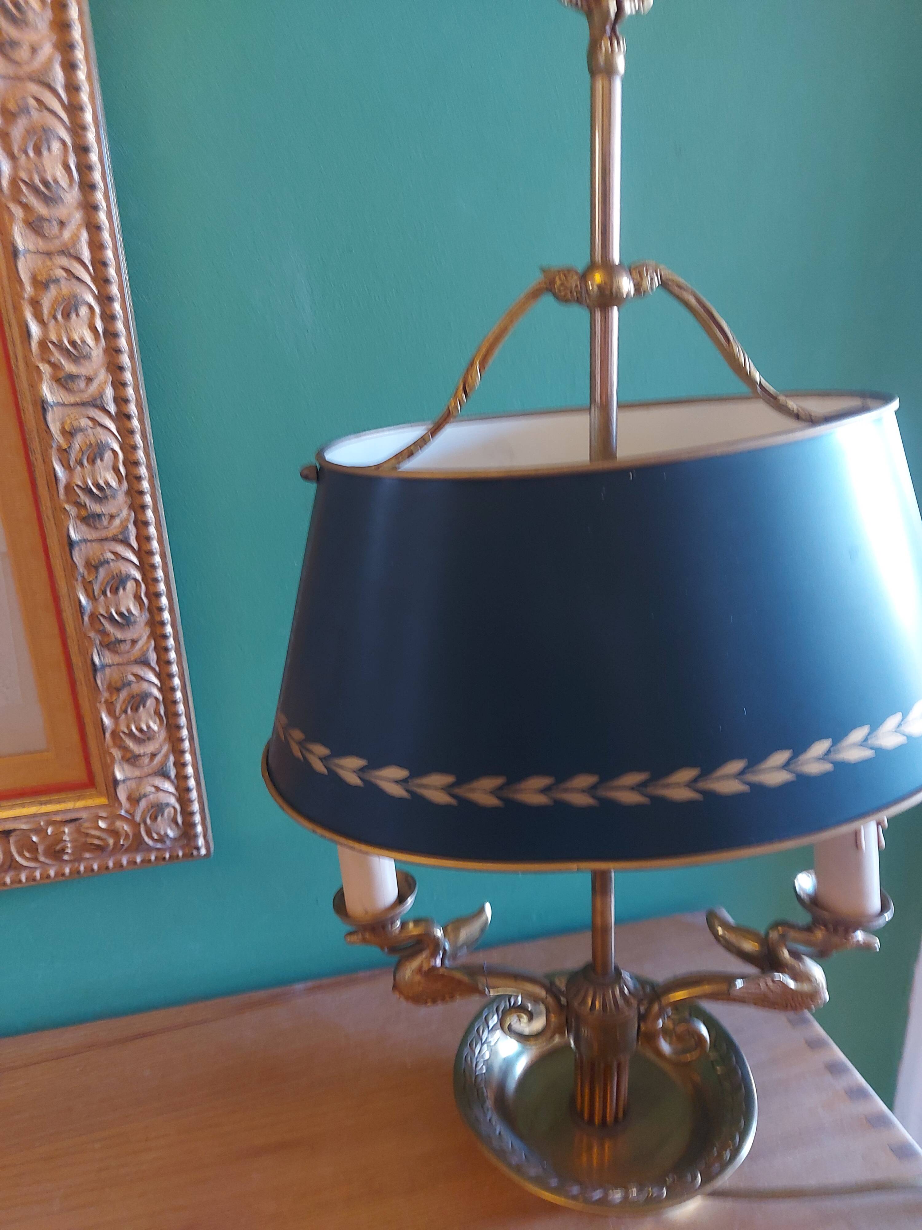 BOUILLOTTE LAMP IN BRONZE, SIGN DECOR