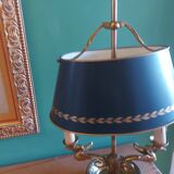 BOUILLOTTE LAMP IN BRONZE, SIGN DECOR