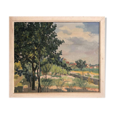 Oil on canvas by lucien pierre cadene