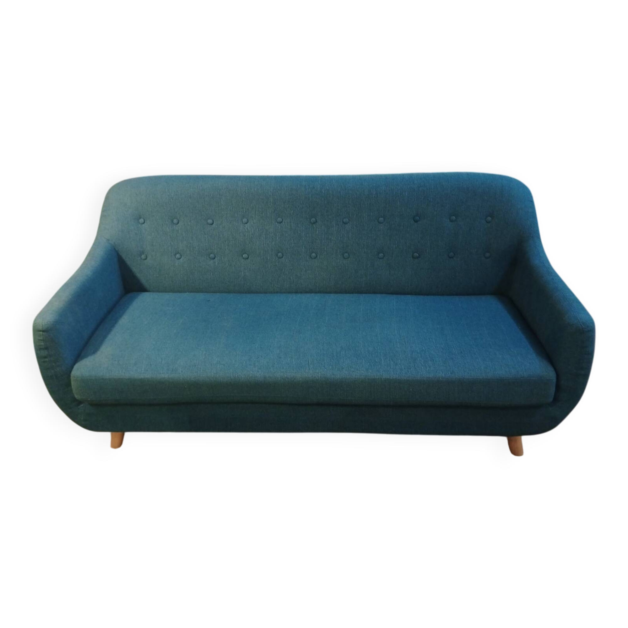 Vintage blue sofa