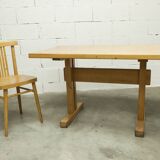 Charlotte Perriand Les Arcs rectangular dining table 1960