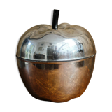 Apple, brushed aluminum ice bucket