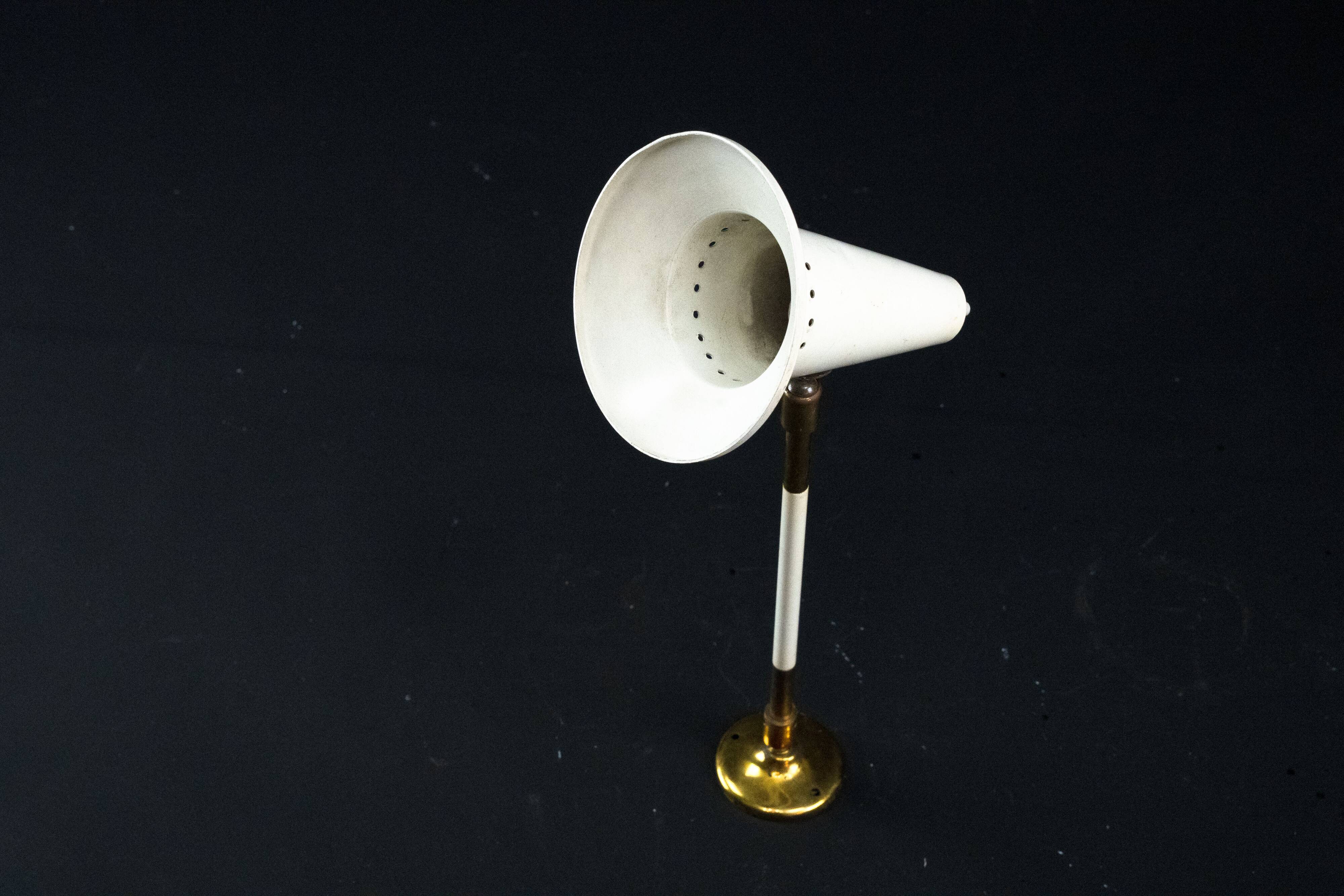 Mid-Century orientable wall lamp by Stilux Milano, Italy, 1950s.