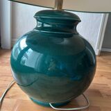 Green table lamp