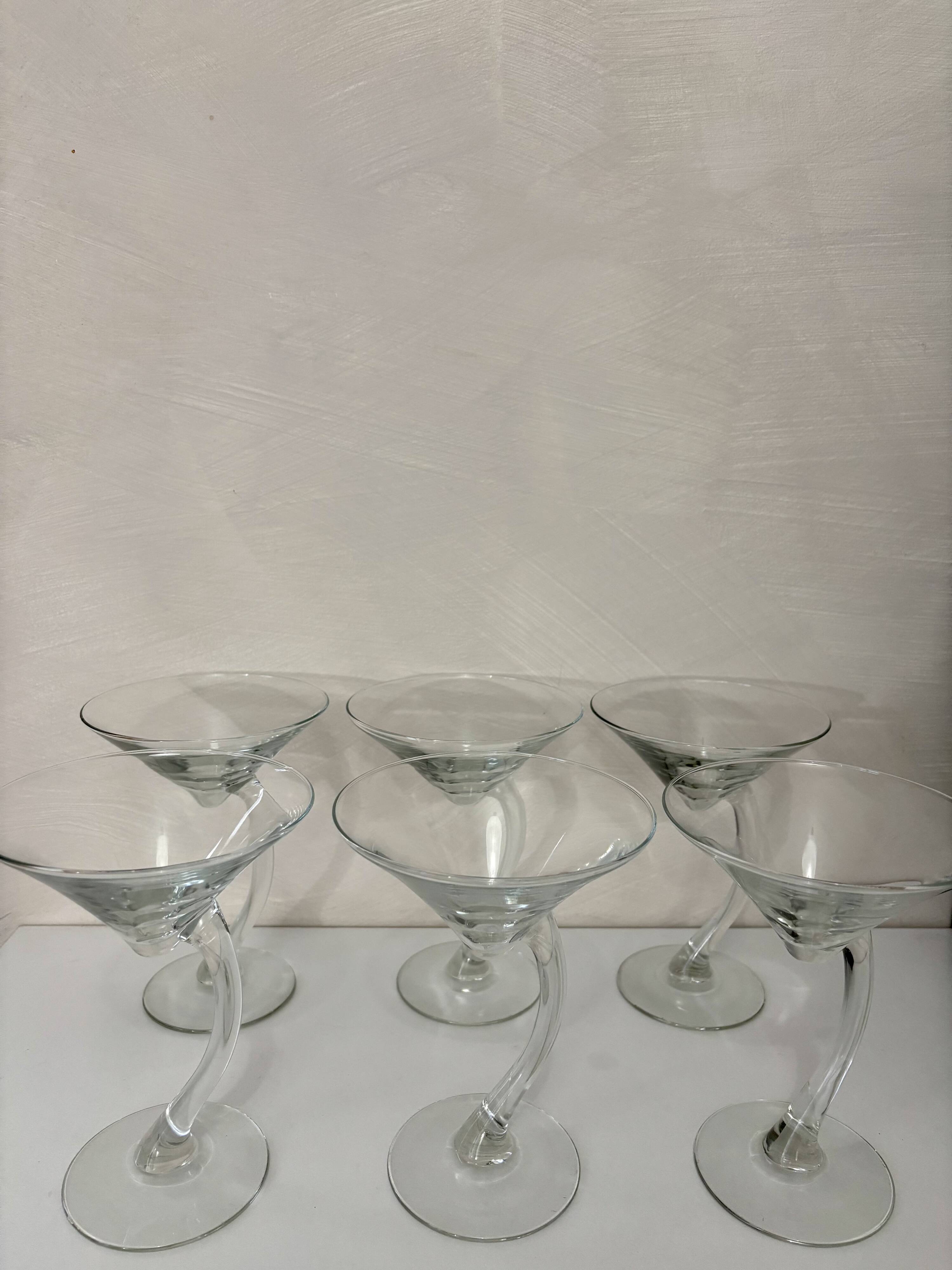 Vintage Libbey Bravura cocktail glasses, set of 6