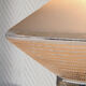 Suspension lamp Diabolo saucer in frosted glass.