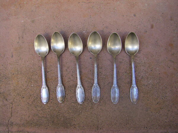 Série de six petites cuillères