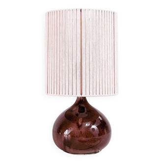 Enamelled stoneware lamp