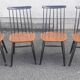 Lot de 4 chaises vintage