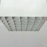 Modern minimalist cube ceiling light from the mid-century, Finland, 1960s.