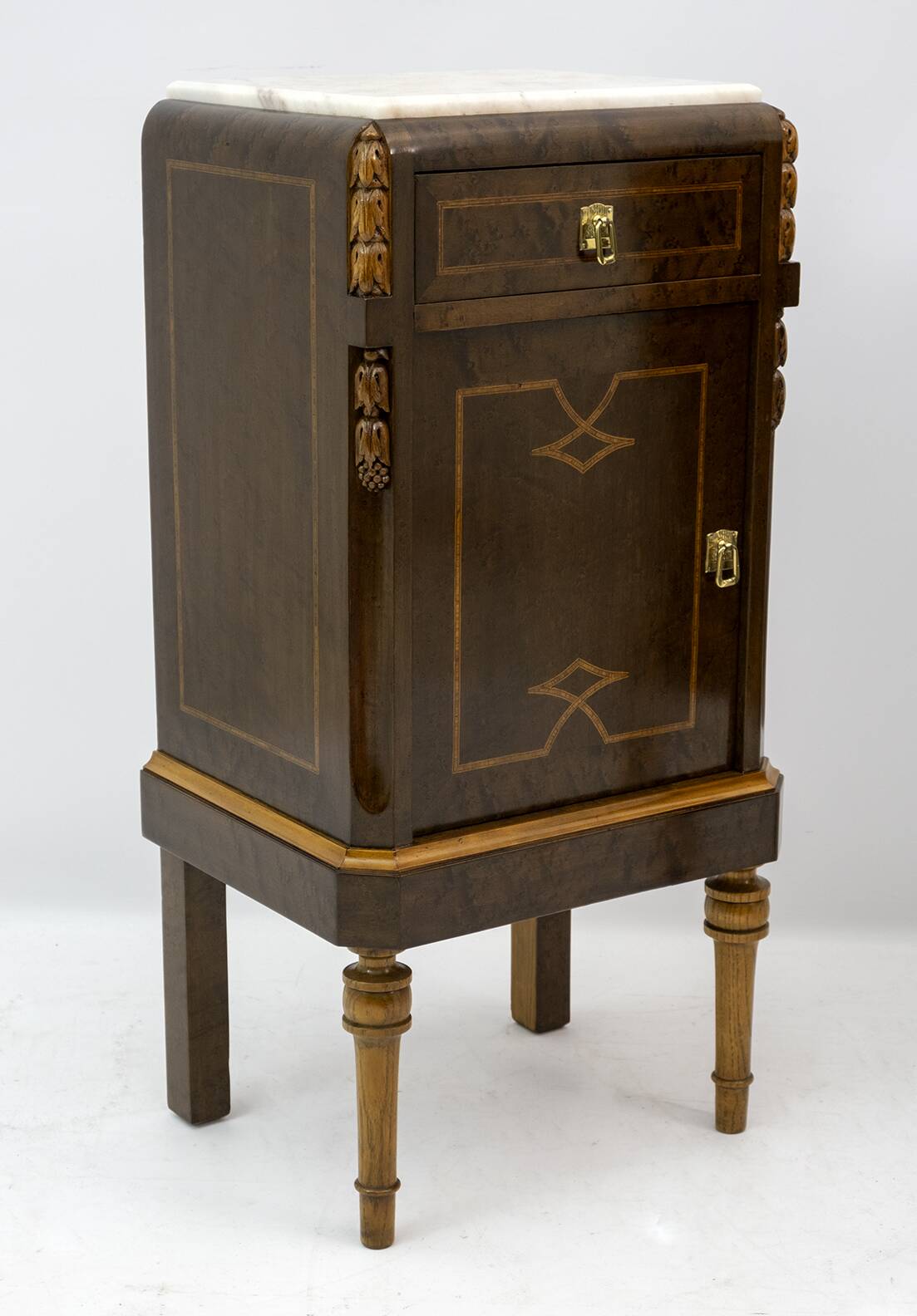 Liberty Italian Thuja Briar and Pink Portugal Marble Twobedside