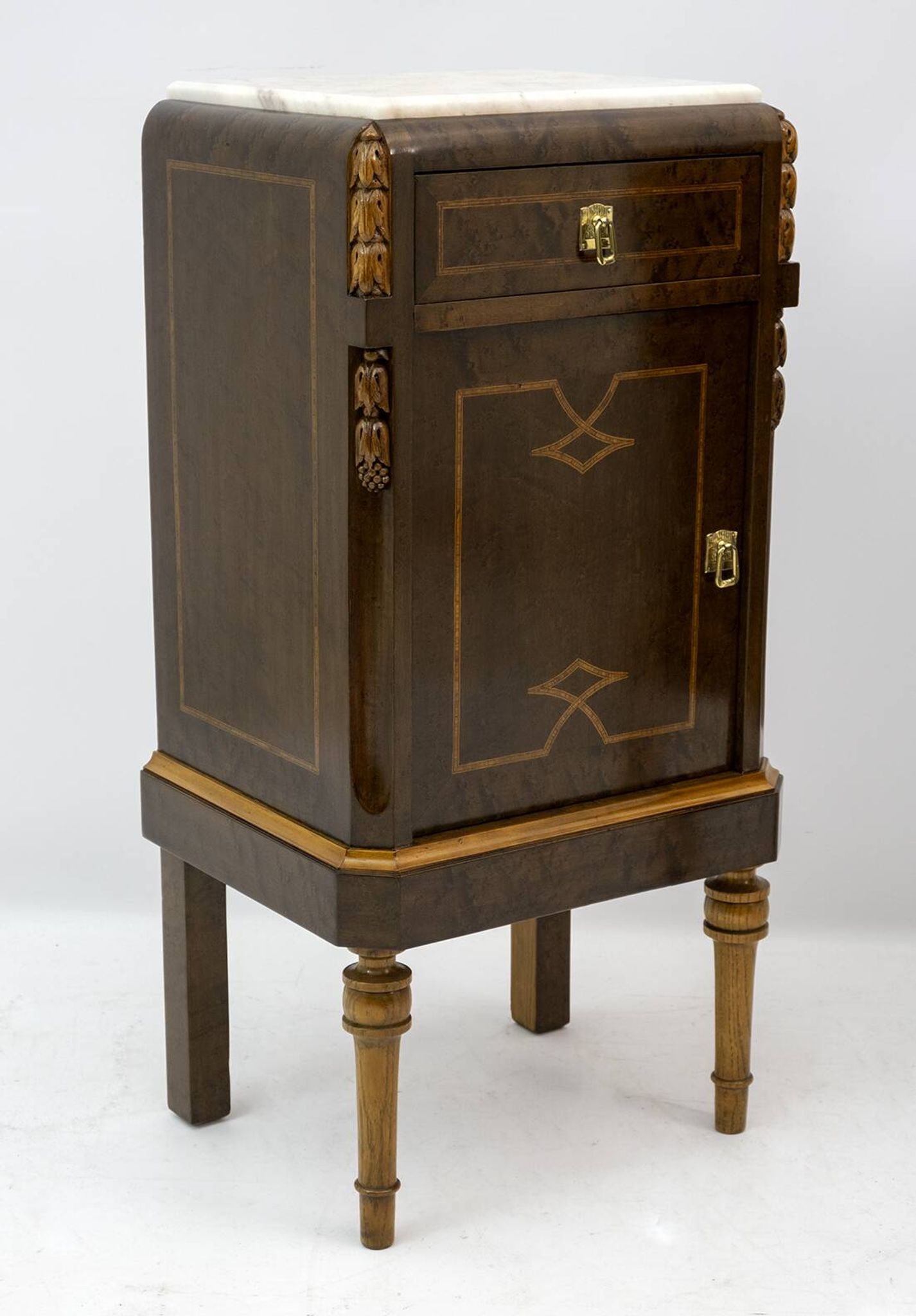 Liberty Italian Thuja Briar and Pink Portugal Marble Twobedside