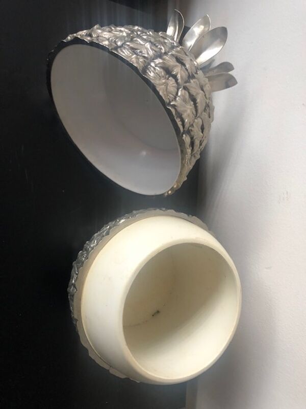 Seau à glace ananas argenté Michel Dartois