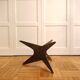 Weathered iron coffee table 1960
