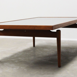 Table Basse Sculptée Mid-Century en Métal par Heinz Lilienthal
