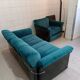 Larissa lounge set by Vittorio Introini for Saporiti Italia, 1970s, set of 3
