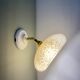 Vintage lampshade in Clichy glass pale yellow