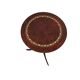 Table d'appoint ronde vintage en bois / guéridon / support