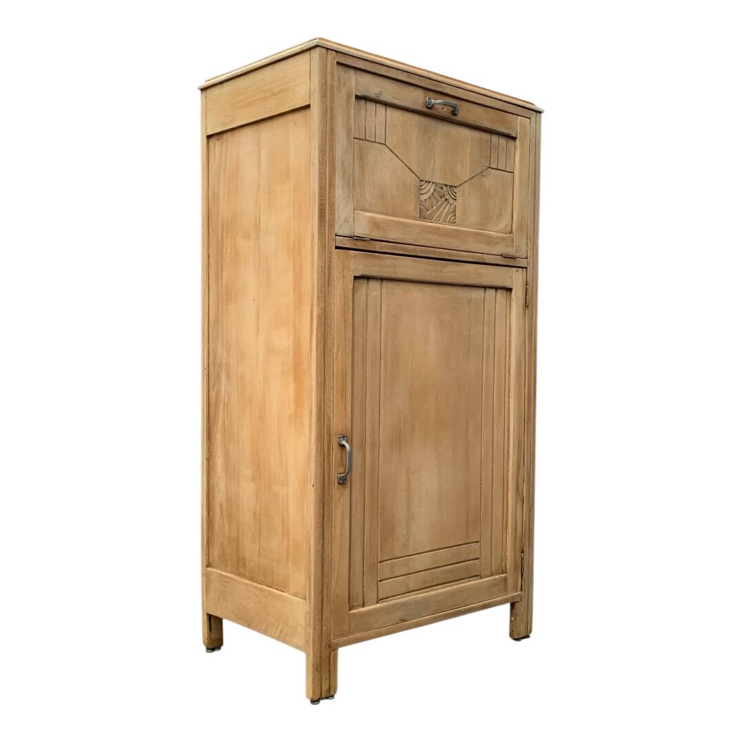 Buffet parisien art déco bois brut 