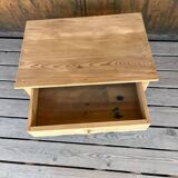 Table basse bois brut