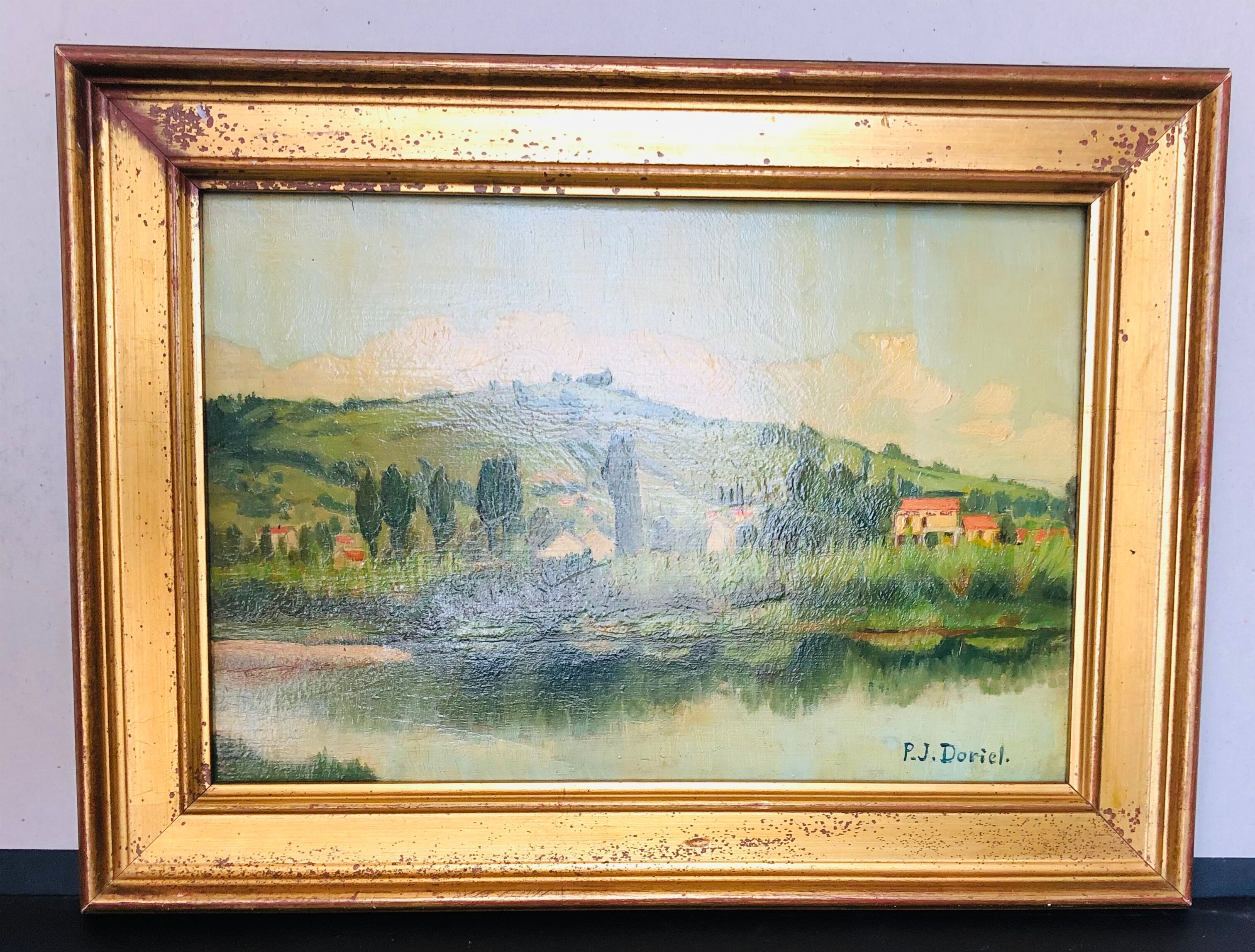 Painting: Riverside Landscape