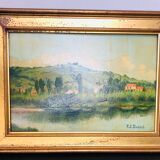 Painting: Riverside Landscape