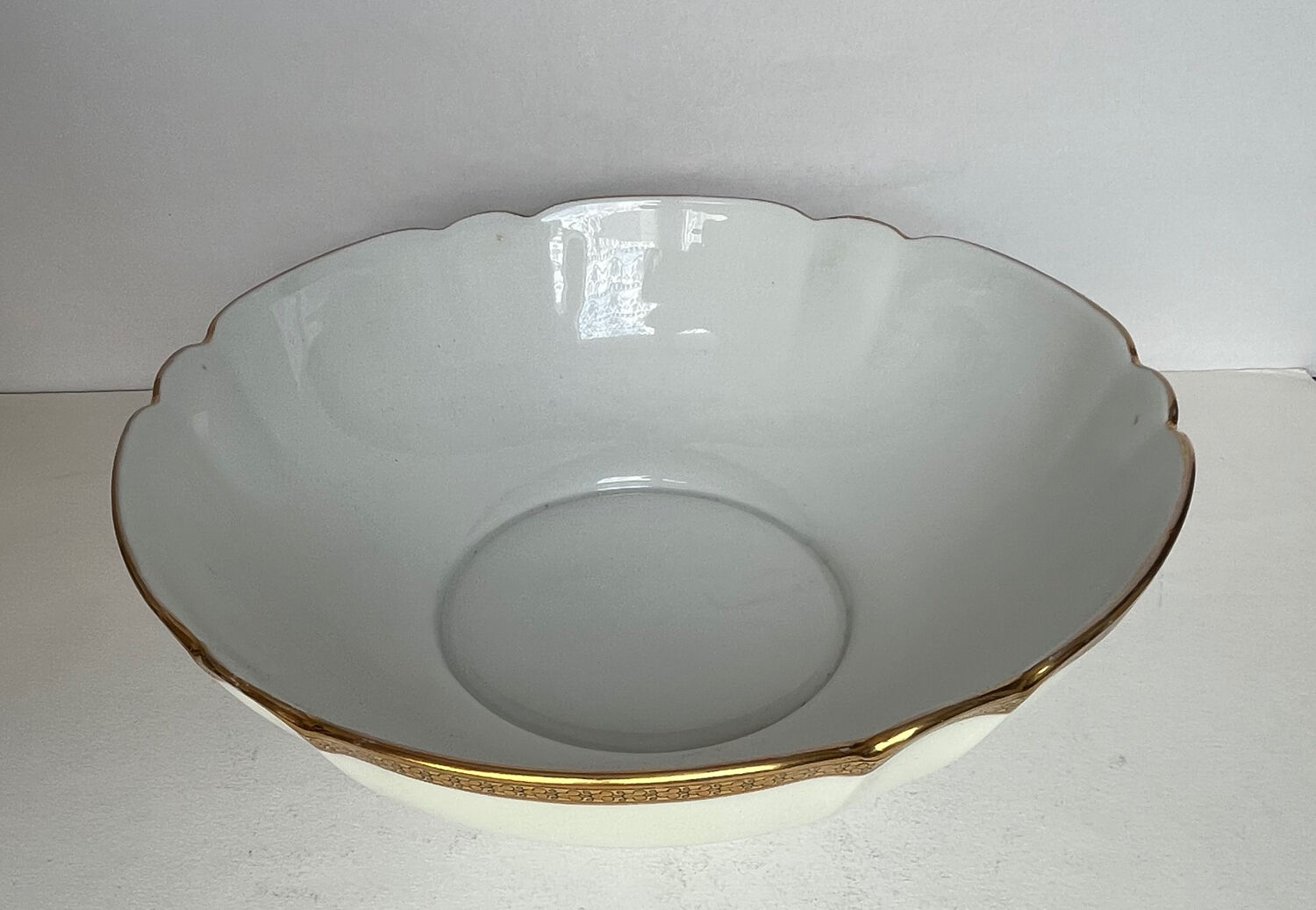 Haviland porcelain salad bowl