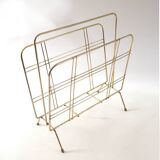 Porte revue métal doré