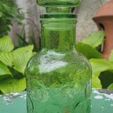 Carafe verre bullé 70's