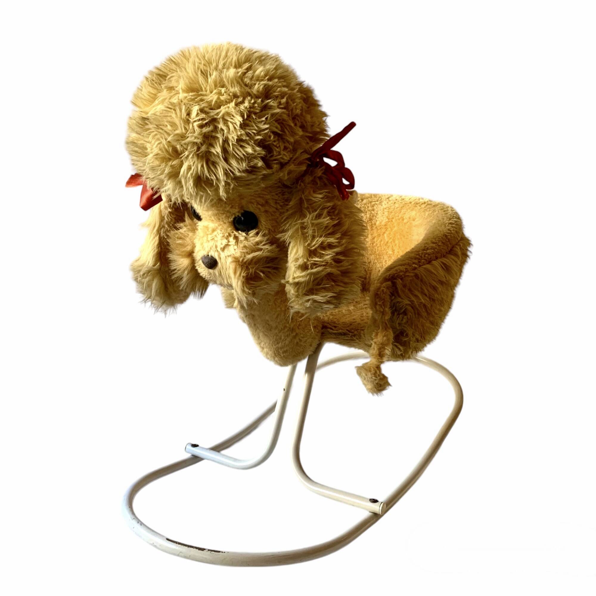 Vintage toy - rocking poodle