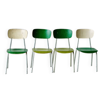 Chaises de bistro, ensemble de quatre