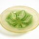 Three large colored 1930s glass bowls by Karl Wiedmann for WMF Ikora