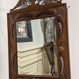 Breton openwork walnut mirror