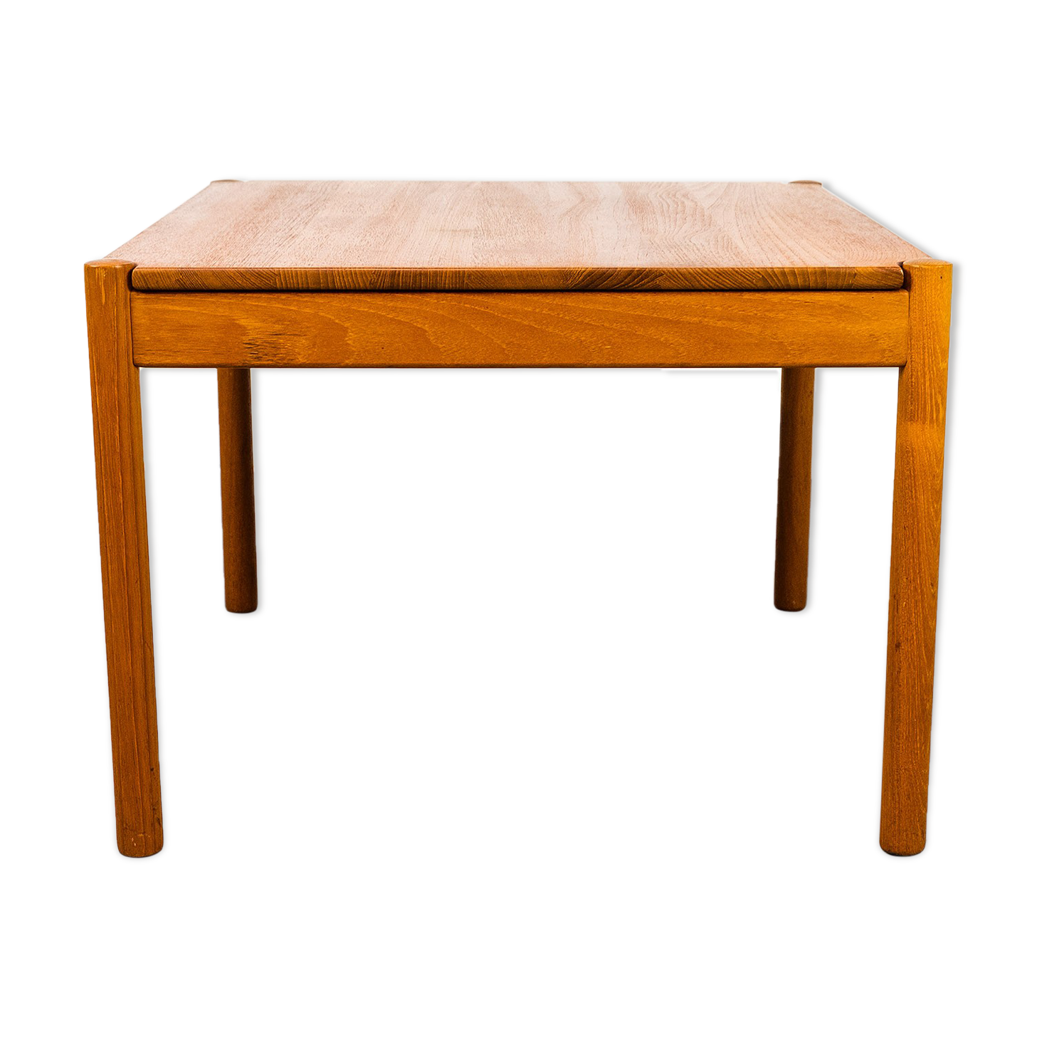 Solid teak coffee table by Kai Kristiansen for Magnus Olesen, 1960s