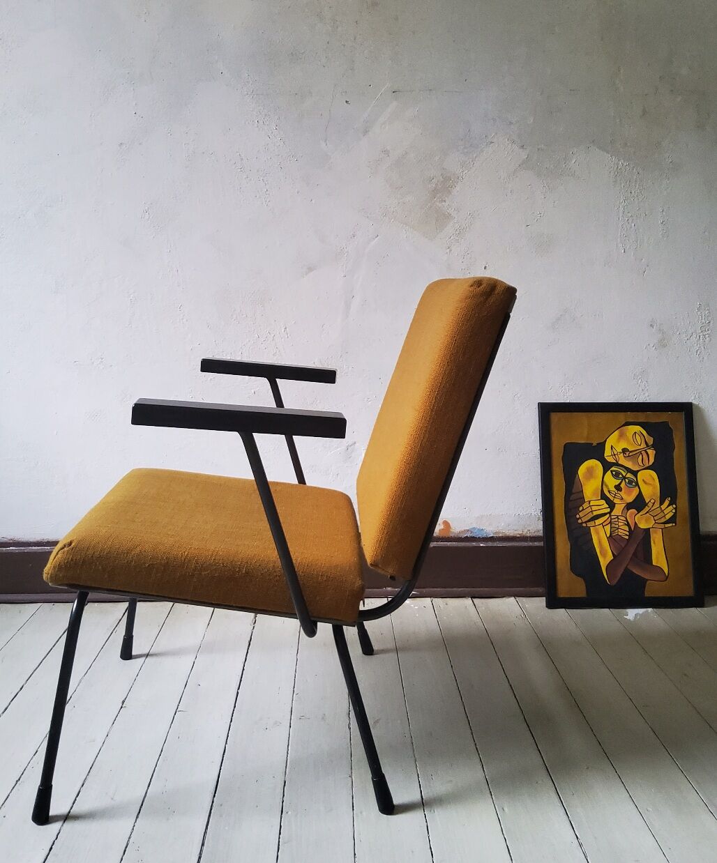 Vintage armchair Wim Ritveld for Gispen Netherlands 1950