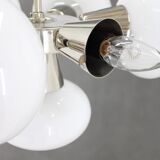 1970s Chrome Plated 7-Flamming Sputnik by Kamenicky Senov, Czechoslovakia