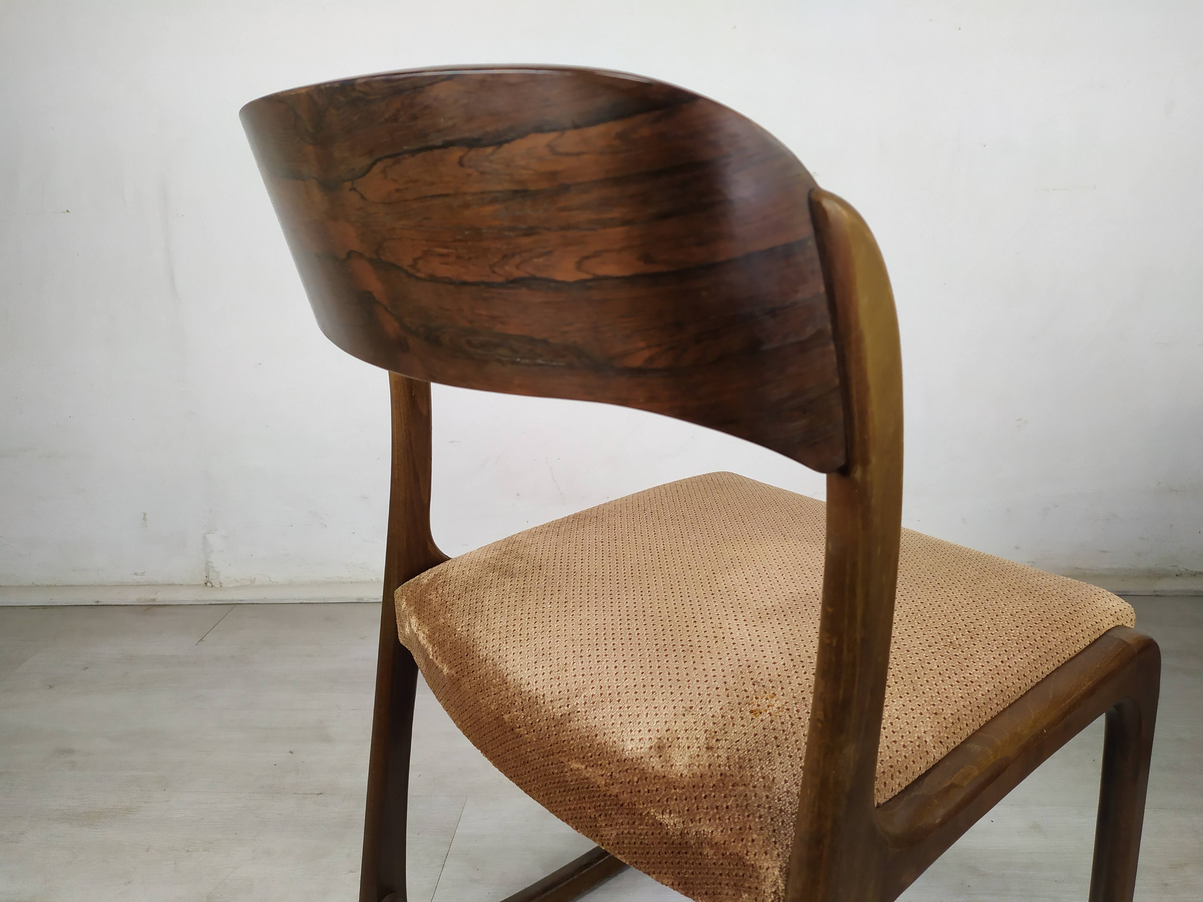 4 baumann sleigh chairs