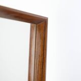 Mirror With frame In Rosewood, Danish Design From 1960s