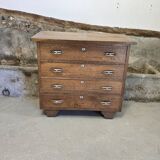 Commode 4 tiroirs en chêne