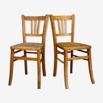 Paire de chaises bistrot