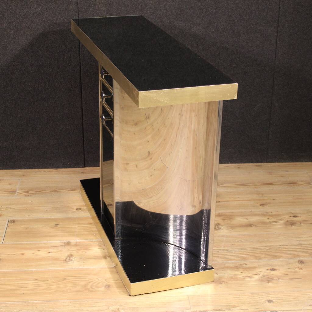Console miroir design italien des années 70