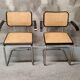Pair of Cesca armchairs by Marcel breuer