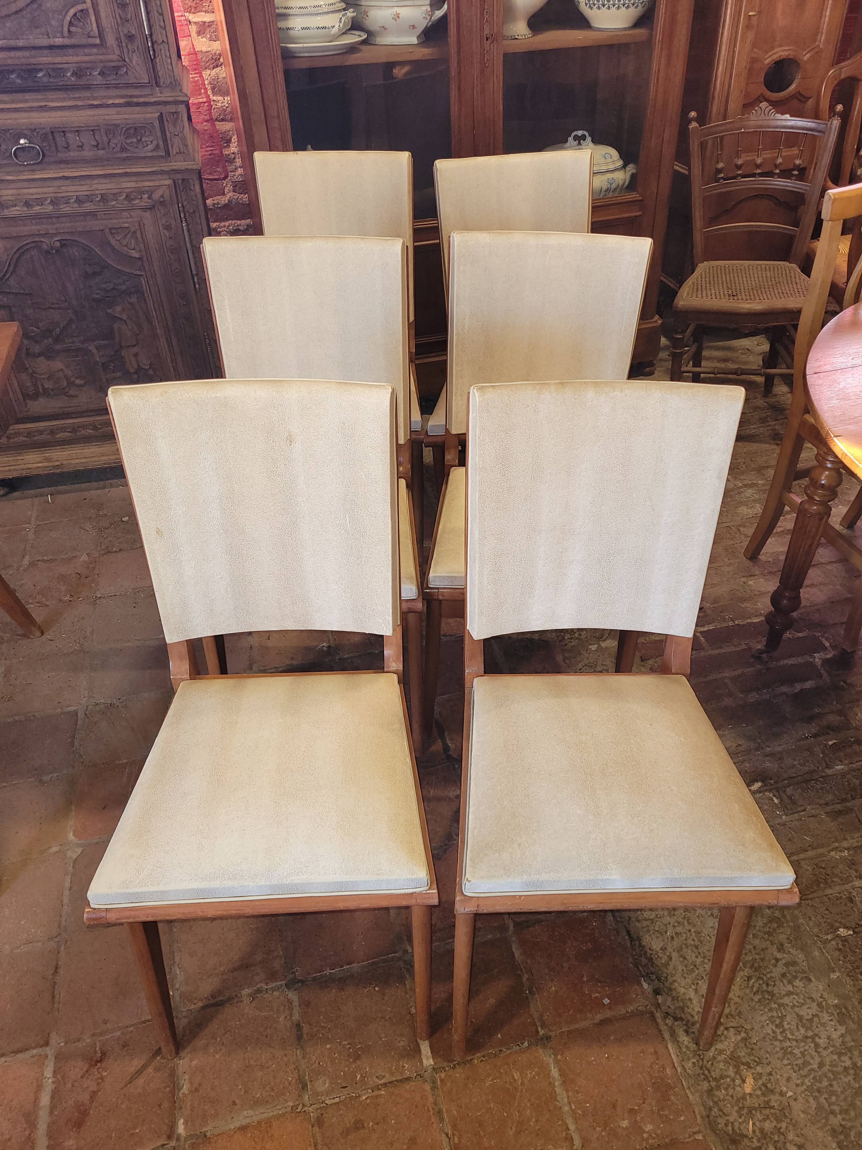 6 Scandinavian chairs