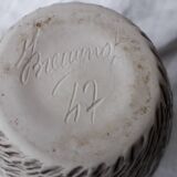 Signed stoneware vase