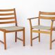 2 of 6 Kurt Østervig Oak Dining Chairs for KP Møbler, 1960s Danish