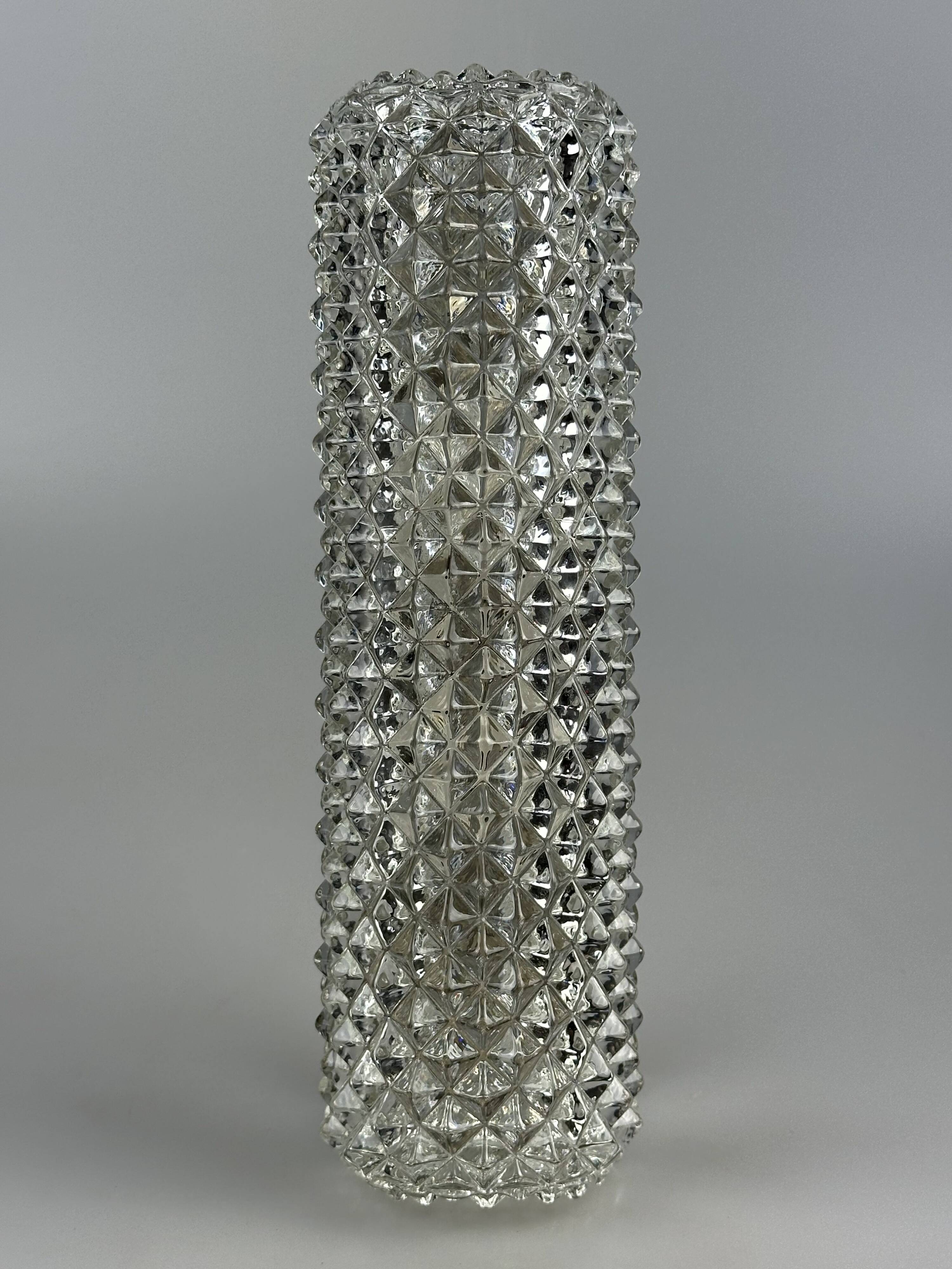 1960s and 1970s Wall Lamp by Glashütte Limburg, Germany, Space Age