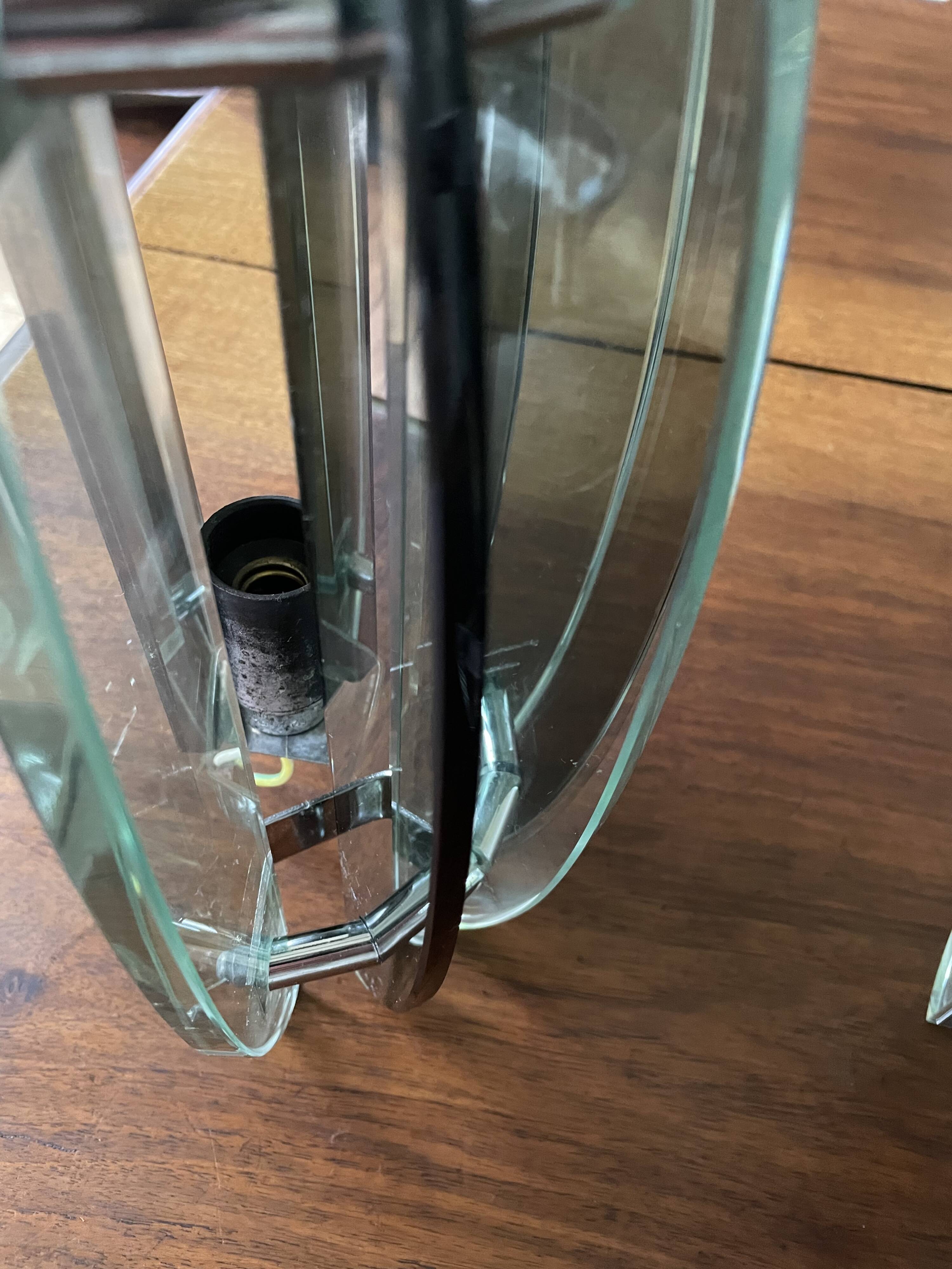 Wall lights with Murano glass slats VECA Italy