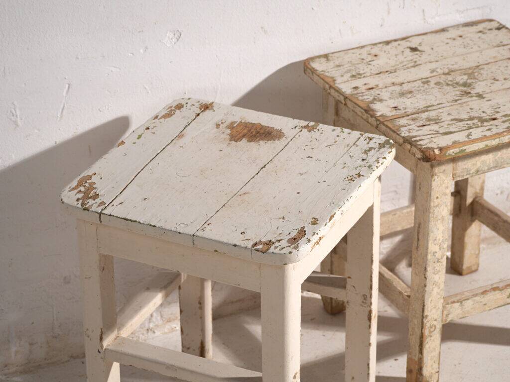 Antique pine bedside tables – Central Europe, circa 1940 #8