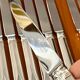 Christofle Atlantide model 12 table knives 24.5 cm very good condition