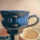 3 glazed terracotta cups with Savoie decoration